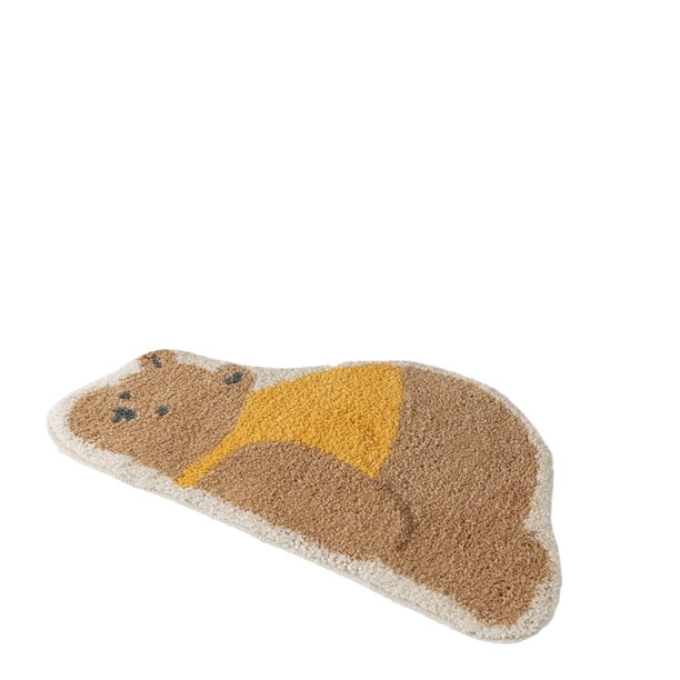 Alfombras de baño antideslizantes con respaldo de goma duradero absorbente de felpa Extra suave de 24x17 pulgadas, alfombra de baño lavable a máquina, alfombra de baño