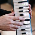 thumbnail image 4 of Miangastore Piano Key Note Guide PVC Metal 2 Pcs 83cm Length for Notes Strip, 4 of 8