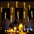 thumbnail image 4 of COCOBELA 12 Pcs Floating Candles with Wand, Magic Hanging Candles Flameless, Flickering Warm Light LED Taper Candle with Wand Remote, Battery Operated Window Candle for Halloween Witch Wizzard Decor, 4 of 11