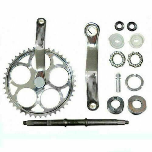 CDHPOWER 44T Wide Crank Assembly-3pcs for 2 Stroke & 4 Stroke Motor-Gas Motorized Bicycle