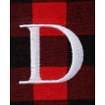 thumbnail image 5 of Women's Monogram Red Buffalo Plaid Tote Bag with Matching Purse Set, 5 of 13