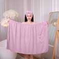 thumbnail image 5 of ZKCCNUK Bath Towels Coral Fleece Bath Skirt Set Soft Absorbent Bowknot Tube Bath Towel 55.1" x 31.5", 5 of 6