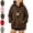 Coffee, variant on GIHAVUR Women'S Pet Hoodie with Cat Carrying Pocket and Hand Pockets Pullover Sweatshirt Side Zip Pocket Trendy Streetwear Top