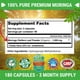 thumbnail image 2 of Fresh Healthcare Pure Premium Moringa 1000 Mg 180 Cápsulas, 2 of 3
