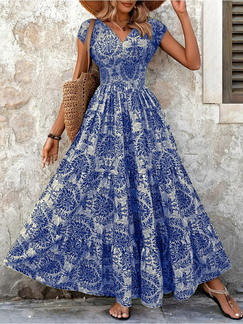 chinese dress ladies Oni Beachside Maxi Dress S