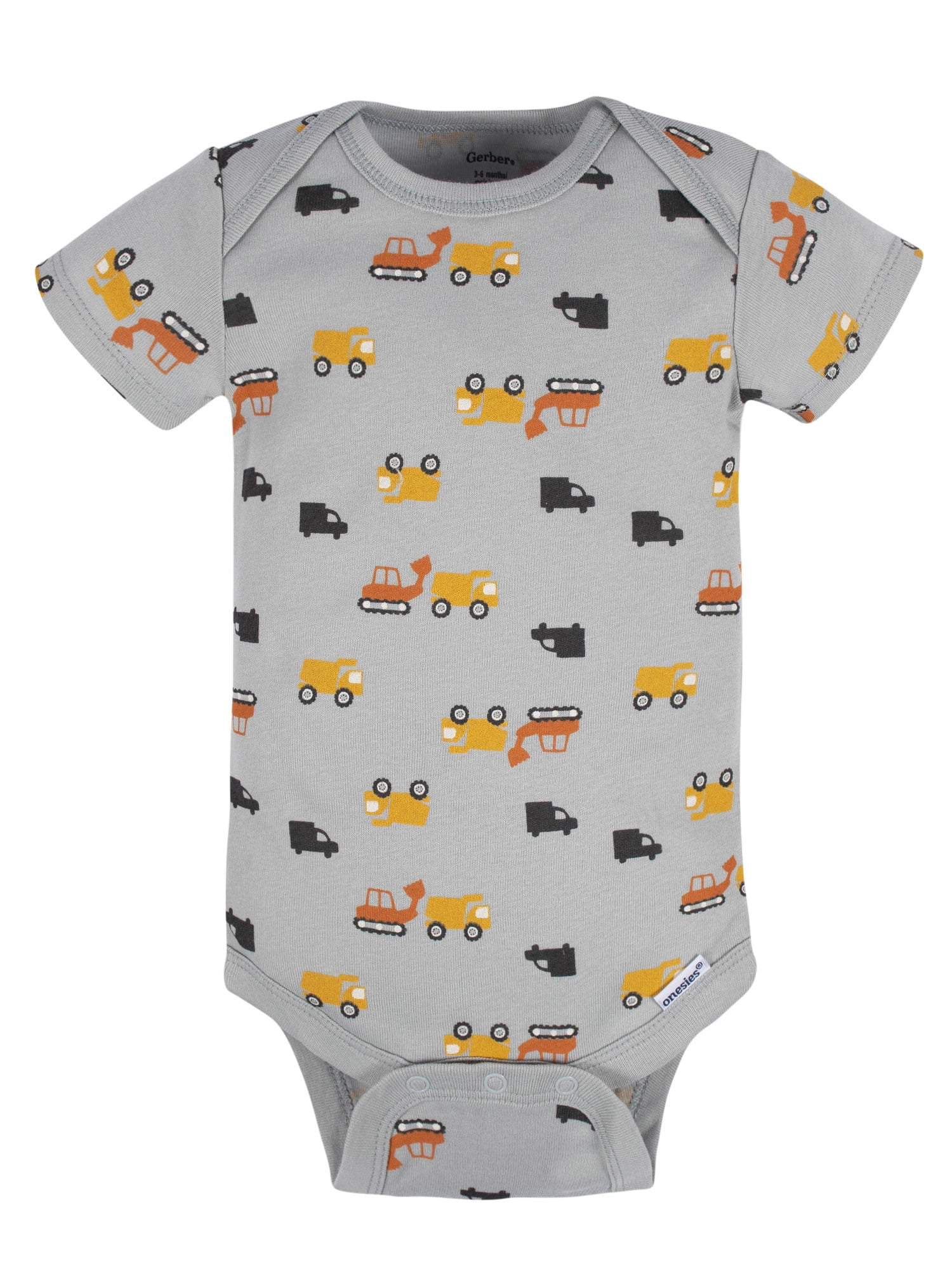 Gerber Baby Boy Short Sleeves Onesies Bodysuits, 8-Pack, Sizes Newborn-12M