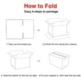 thumbnail image 6 of CH-BOX 8x8x8 Inches of Shipping Boxes (25 Pack), Small Corrugated Cardboard Mailers, Oyster White, 6 of 7