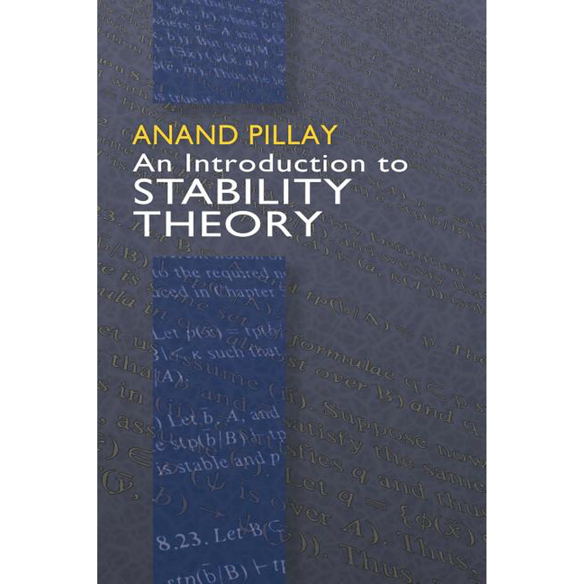 Dover Books on Mathematics: An Introduction to Stability Theory (Paperback)