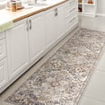 thumbnail image 5 of JONATHAN Y WASHABLE 2 x 8 Runner Rug, Shaemus Bohemian Medallion - Cream/Terra, WSH320B-28, 5 of 9