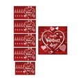thumbnail image 1 of Uuiauoio Red Heart Valentines Day Party Decorations Plates and Napkins Sets Party Supplies Disposable Dinnerware Plates Cups Napkin Baby Shower Birthday Decorations(20 Napkin), 1 of 4