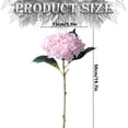 thumbnail image 3 of Real Touch Hydrangea Artificial Flowers, Faux Hydrangea Flowers Latex Fake Flowers for Home Decor Party Floral Arrangements Wedding Bouquets Centerpieces Outdoor Decor, 1 Pcs, 19.7x5.9", 3 of 8