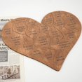 thumbnail image 4 of ZHAOCHENG 32 razones por las que te amo Rompecabezas de madera con forma de corazón Personalizado Aniversario de bodas Navidad Cumpleaños, 4 of 5