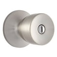 thumbnail image 3 of (6 pack) Brink's Privacy Bed/Bath Tulip Style Doorknob, Satin Nickel Finish, 3 of 13