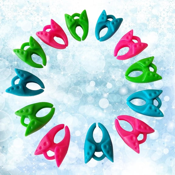 MLINS 24pcs Bobbin Clamps Holders shell Thread Spool Huggers for Sewing Machine Prevent Thread Unwinding (Mixed Color)