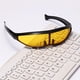 thumbnail image 5 of Lentes de sol de visera Zulema Marco negro espejo amarillo, 5 of 8