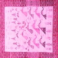 thumbnail image 1 of Ahgly Company Indoor Square Persian Pink Traditional Area Rugs, 6' Square, 1 of 4