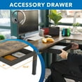thumbnail image 5 of Mount-It! Large Height Adjustable Corner Sit-Stand Desk, for Office, Home and Commercial Purposes, 5 of 10