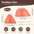 thumbnail image 5 of 4 Pairs Red Round & Pointed Head Shoe Filler, Shoe Toe Inserts Cushion Make Shoes Fit, PU Shoe Stuffers for Shoes Too Big, Shoe Size Reducer for Loose Shoe Man Sneakers Flats, 5 of 7