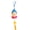 Blue, variant on Cartoon Buddha Pendant Keyring with Lanyard Plush Doll Toy Soft Velvet Hanging Ornament Bag Decoration