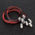 thumbnail image 3 of Rc Car Led Light Rc Led Light Rubber Metal 8Pcs 5Mm Headlights And Taillights Led Lights Rc Model Drift Car Sory, 3 of 8