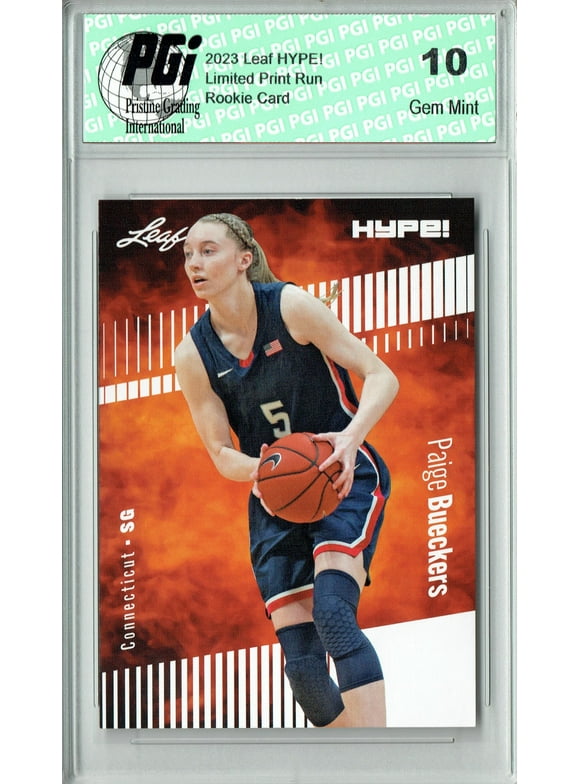 Paige Bueckers 2023 Leaf HYPE! #131A Only 5000 Made! Huskies Rookie Card PGI 10