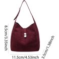 thumbnail image 6 of SPEKSEE Women Faux Suede Shoulder Bag Large Capacity Travel College Work Tote Handbag Handbag for Women Work Shopping Travel, 6 of 18