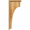 thumbnail image 3 of 8"W x 12"D x 28"H Huntington Rough Sawn Corbel w/Backplate, Western Red Cedar, 3 of 9