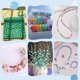 thumbnail image 3 of 2080Pcs 16 Colors Rainbow ABS Plastic Imitation Pearl Beads Gradient Mermaid Pearl Beads Round Mixed Color 4x3.5mm Hole: 1.2mm 130pcs/color, 3 of 5