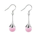 thumbnail image 2 of Flmtop Crochet Boucles d'Oreilles Attrayant Anti-Rouille Femmes Trompette Fleur Longue Oreille Dangle pour Sortir Ensemble Parti, 2 of 7