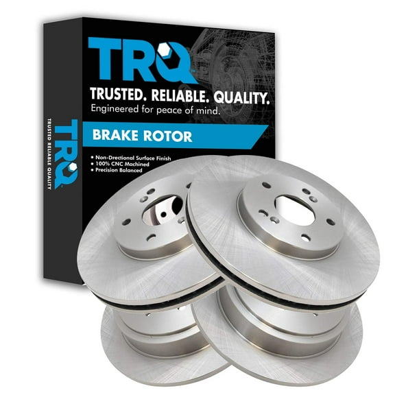 TRQ Front & Rear Brake Rotors Set Fits Select 2001-2006 Acura MDX 2003-2008 Honda Pilot