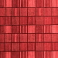 thumbnail image 1 of Ahgly Company Indoor Square Checkered Red Modern Area Rugs, 4' Square, 1 of 4