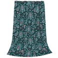 thumbnail image 2 of Fotbe Vintage Floral Manta de Franela Acolchonada con Estampado, Súper Suave y Esponjosa, Extra Grande para Sofá, Cama, Uso Todo el Año-80"x60", 2 of 7