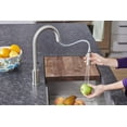 thumbnail image 5 of Pacific Bay  Bellevue Pull-Down Kitchen Faucet Brushed Satin Nickel Nickel Finish, 5 of 11
