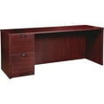thumbnail image 6 of Lorell, LLRPC2472LMY, Prominence 2.0 Mahogany Laminate Left-Pedestal Credenza, 1 Each, 6 of 7