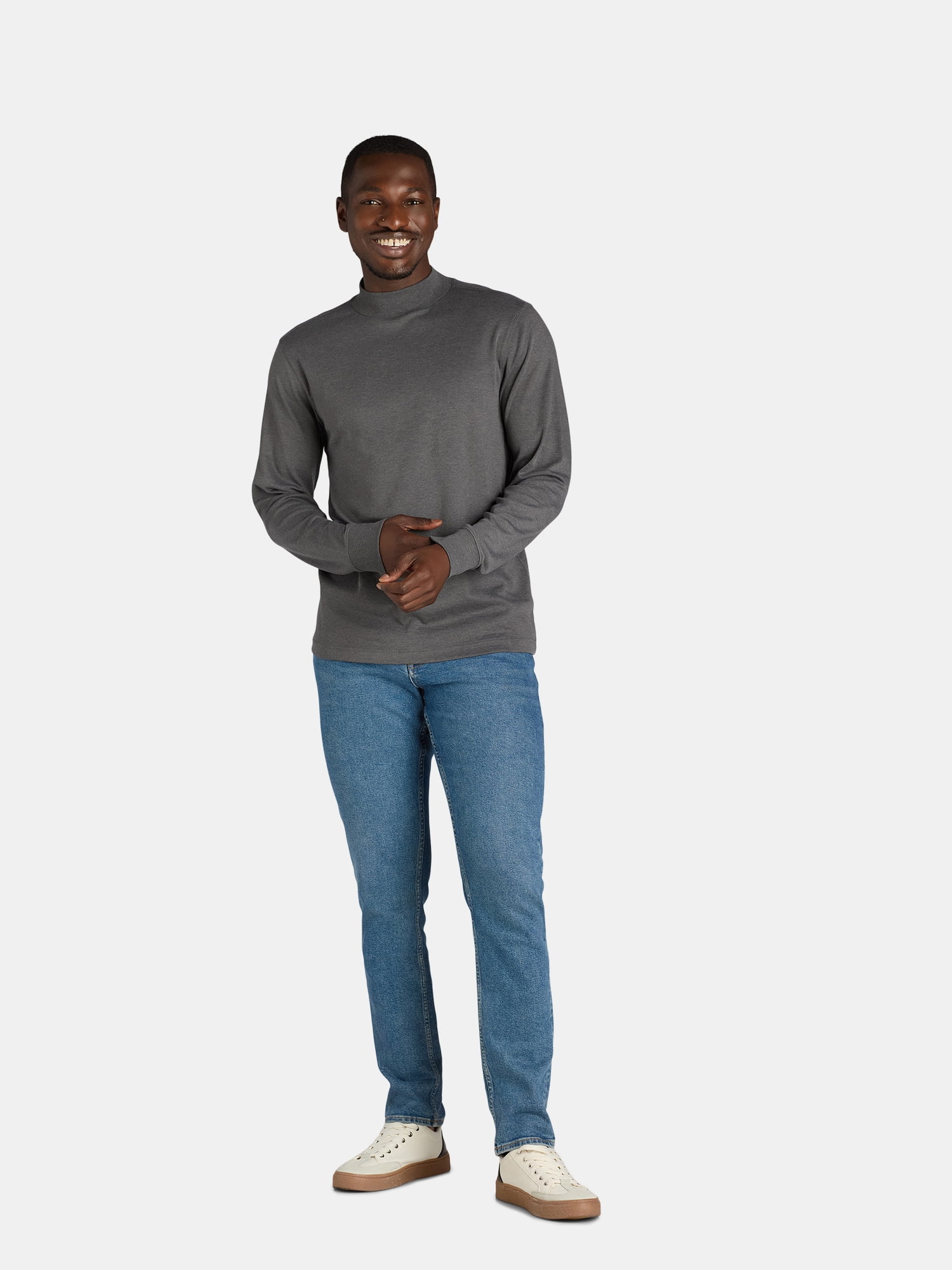 8YARDS Men’s MockNeck 3G 8YARDS Men's MockNeck 3G Unisex Long Sleeve Quarter Zip Mock