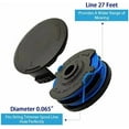 thumbnail image 3 of AC41RL3 & AC41RDLB Autofeed Dual Replacement Spool 0.065" 27ft Compatible with Homelite UT41112 UT41113 UT41121 UT41120 UT41122 UT41112B Electric String Trimmers 7-Pack(6 -Line Spool+1Cap)$$Tools, 3 of 5