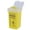 Yellow, variant on Opvise Barbershop Disposable Blade Tattoo Needles Square Waste Storage Box Container Yellow