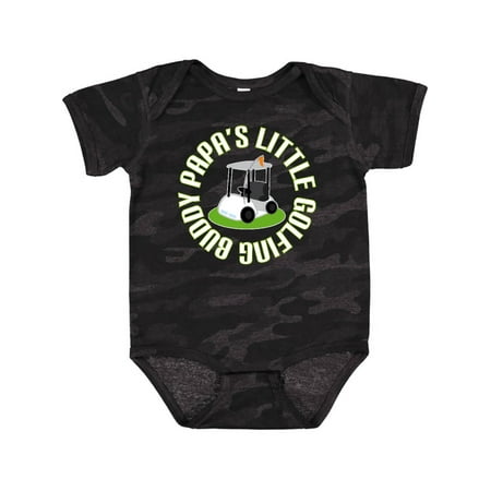 

Inktastic Papa s Little Golfing Buddy Gift Baby Boy Bodysuit