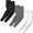 Black+white+dark Gray, variant on Arm Sleeves for Men Women, UV Sun Protection Compression Cooling Sun Sleeves Tattoo Cover - Volleyball Golf Baseball
