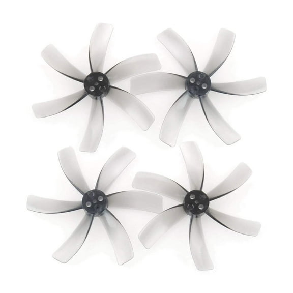 HQProp T51MMX6 51mm 6-Blade T-Mount Propeller Set (2x CW / 2x CCW) Gray Polycarbonate