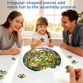 thumbnail image 3 of 7.4in Acrylic Jigsaw Puzzle Suncatcher – Brain Teaser Game for All Ages, Sun Catcher Puzzle for Window Hanging Gift #002, 3 of 7