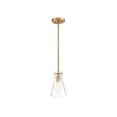 thumbnail image 3 of Trade Winds Lighting 1-Light Pendant Light In Natural Brass, 3 of 5