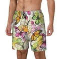 thumbnail image 2 of Fotbe Butterflies2 Men’s Swim Trunks Quick Dry Swim Shorts Board Shorts with Mesh Lining-Medium, 2 of 9