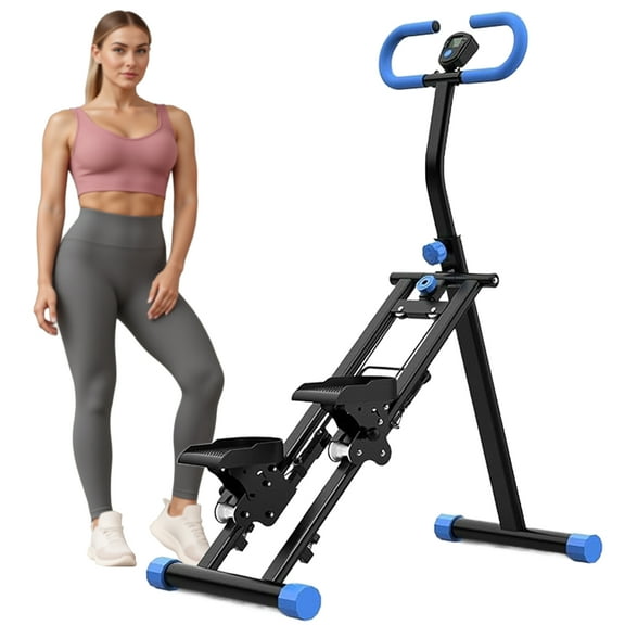 BSJ BESTGYM Stair Stepper for Home Vertical Climber, Foldable Full Body Exercise Aerobic Climbing Machines, Mountaineering Fitness Equipment With Adjustable Handles