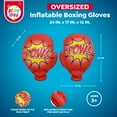thumbnail image 3 of Play Day Inflatable Oversized Boxing Gloves for Kids, 3 of 8
