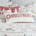 thumbnail image 3 of Levtex Home - Joulset - Cojín decorativo (30 x 60 cm) - Navidad - Crema y rojo, 3 of 3