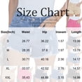 thumbnail image 2 of BOMYJESK Womens Jean Shorts Mid Rise Casual Denim Shorts Ripped Trendy Short Jorts Raw Hem 2026 Summer Cut Off Shorts with Pockets Hot Pink M, 2 of 4