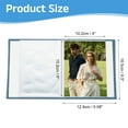 thumbnail image 2 of Small Photo Album, 4x6 Linen Cover Picture Book Hold 52 Photos, Blue, 2 of 2