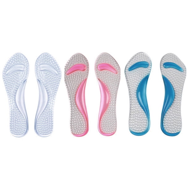 cámping Gel Pads Arch Metatarsal Support Plantillas de masaje para zapatos de sandalia de tacones altos Barbie Nuevos Originales