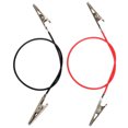 thumbnail image 3 of 10 Uds Pinzas De Cocodrilo Eléctricas Sunnimix Cables De Prueba Doble Extremo 30 cm, 3 of 7
